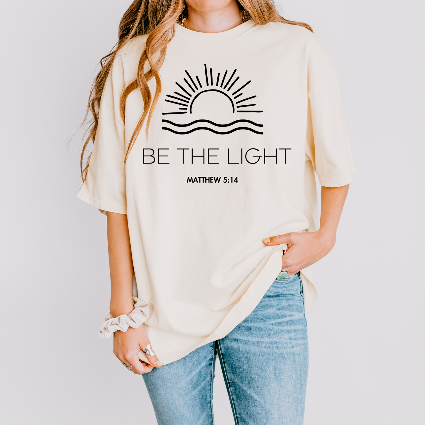 Be The Light Unisex Garment-Dyed T-shirt